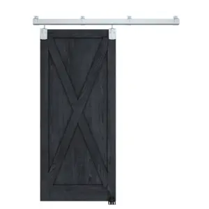 National Farmhouse /warehouse Heavy-duty Exterior Or Interior Box Rail Sliding Barn Door