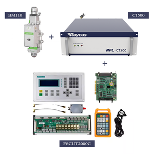 Piezas de equipos láser 1.5kw 2kw 3kw Raycus Laser Source + Raytools/Boci Cutting Head + Fscut2000C + BCS100 para máquina de corte láser - Product Image 1