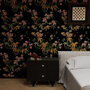 Papel Tapiz Textil Bordado al por Mayor, Revestimiento de Pared de Tela 3D, Diseño Floral de Lujo, Decoración Acústica para Pared, Dormitorio, Sala de Estar - Product Image 3