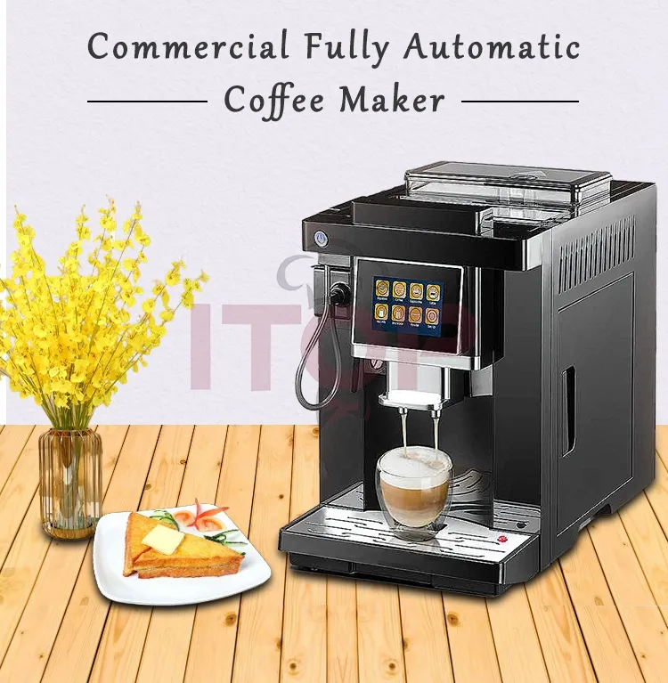 Máquina Para Hacer Café Completamente Automática, Cafetera Inteligente  Multifunción, Cafetera Espresso Profesional IT-FA-CM250