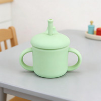 Ensemble d'alimentation pour bébé en silicone écologique Naike, accessoires pour bébé en silicone imperméables, bavoir, bol et assiette réutilisables