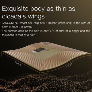 Nouveau Design JAKCOM N3 puce à ongles intelligente appel virtuel Message <span class=keywords><strong>SOS</strong></span> accessoires de <span class=keywords><strong>téléphone</strong></span> portable de haute technologie produits numériques - Product Image 3