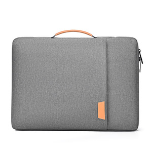 16 Inch Unisex Fashionable Eco-Friendly High Quality PU Leather <b>Laptop</b> Sleeve Customizable Capacity Handle Closure Office Use - Product Image 1