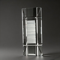 Neelpure 200234 Fabricant professionnel de blocs de bureau en cristal 3D personnalisés pour la reconnaissance des employés