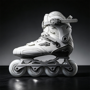 Patins à roulettes de slalom en fibre de carbone pour adultes, patins à roulettes de freestyle professionnels, roues en PU, cadre CNC, chaussures de patinage Ruidongle - Product Image 1