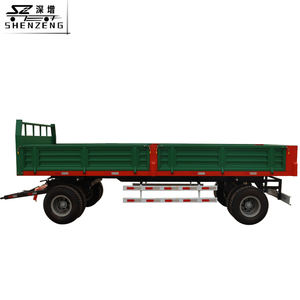 Carro de granja con 4 ruedas Remolque de capacidad de 3-10 toneladas para uso agrícola - Product Image 2