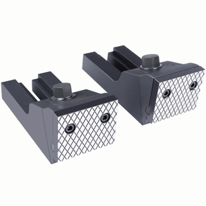 Étau combiné à <span class=keywords><strong>grande</strong></span> <span class=keywords><strong>ouverture</strong></span> pour machine de fraisage, type CNC, à mâchoires plates, à mâchoires mobiles - Product Image 3