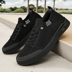 B-S60 Nouvelle Arrivée Transfrontalière Baskets Sportives Respirantes à Lacets pour Hommes Printemps-Été-Automne Haut de Gamme Polyvalentes - Product Image 3