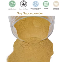 Sauce soja foncée Qianhe Halal Premium, brassée et déshydratée, 100% naturelle en poudre