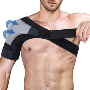 Leading Design Neoprene Shoulder Back Brace Sport Shoulder Support Posture