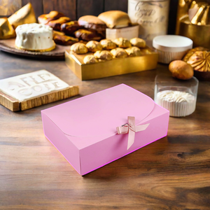 Caja de embalaje de regalo de bebé recién nacido al por mayor personalizada con forro de esponja de cinta en relieve caja de papel de Chocolate de Navidad portador de panadería - Product Image 5