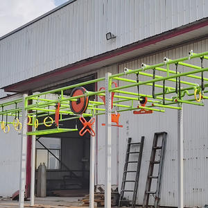 <span class=keywords><strong>American</strong></span> Spartan Indoor <span class=keywords><strong>Ninja</strong></span> Parkour Obstacle Course Cadre d'entraînement physique pour enfants Truss Equipment Fun Mazes - Product Image 3