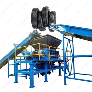 tire shredder machine to make crumb rubber powder