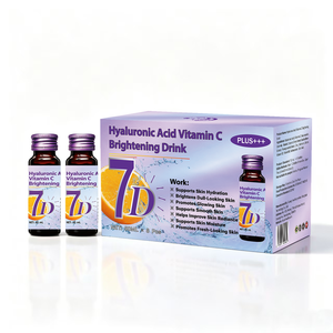 DUOZI Boisson Éclaircissante à l'Acide Hyaluronique et Vitamine C 50ML × 8 Pcs Liquide Oral Antioxydant Soutien Hydratation Cutanée - Product Image 1