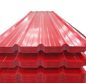 Tôle ondulée 16 20 pieds toiture en acier galvanisé prépeint plaques de prix utilisé pour la construction de maisons - Product Image 2
