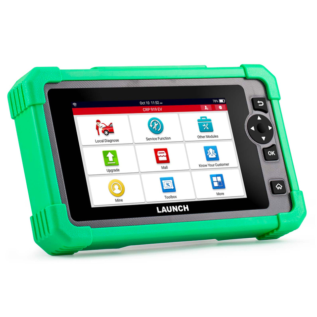 Full System LAUNCH X431 CRP 919 EV Battery-Powered EV Diagnostic Scanner Code Reader New Software Version Model for Cars