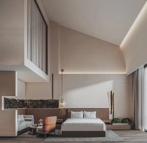 Escritorios de trabajo personalizables para habitaciones de huéspedes de hotel, soluciones de muebles ergonómicos de tela para alojamiento de viajeros de negocios - Product Image 3