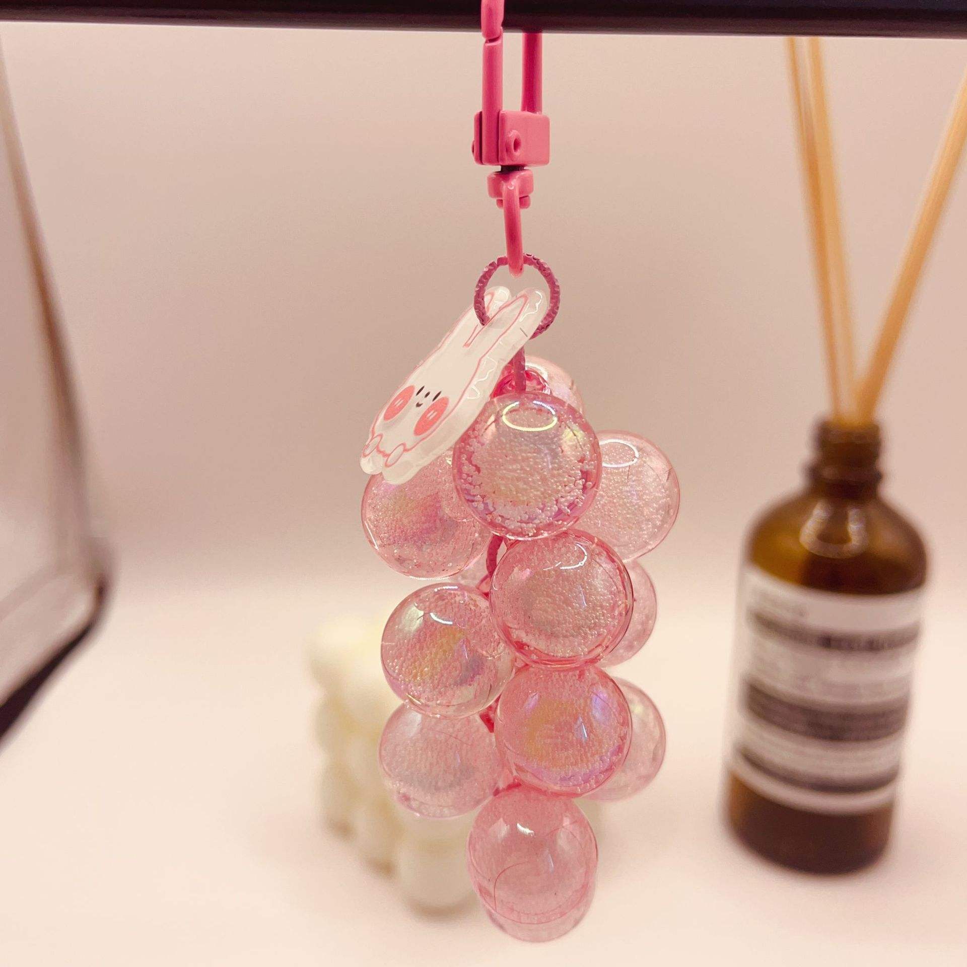 Pink Bubble Grape Pendant