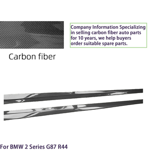 Faldones Laterales de Fibra de Carbono Real Estilo R44 para BMW Serie 2 G42 Coupé/G87 M2 2021-2025 - Product Image 3