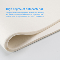 Rouleau de papier crépon médical chirurgical certifié CE pour stérilisation en autoclave, 60g, 30x30cm, vente en gros