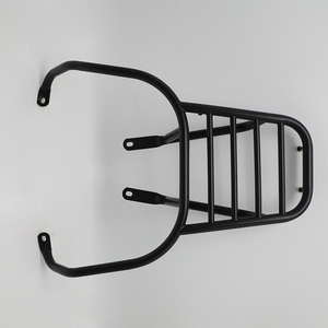 Porte-bagages arrière plat YUNRON TECH en métal, couleur noire, accessoire de moto, adaptable/modernisable, compatible avec le modèle <span class=keywords><strong>Django</strong></span> - Product Image 3