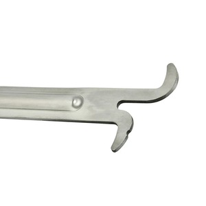 Cuchillo Gancho de Acero Inoxidable 201 Estilo Pomelo Lang para Limpieza de Colmenas, Herramienta de Apicultura de Varilla Larga para Apertura de Nidos y Cuadros de Colmena - Product Image 4