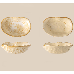 En stock – Assiette <span class=keywords><strong>rectangulaire</strong></span> en <span class=keywords><strong>porcelaine</strong></span> écologique <span class=keywords><strong>de</strong></span> style nordique, petite assiette en céramique pour sauces et condiments - Product Image 2