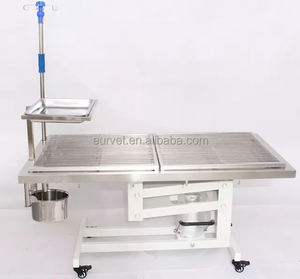 EUR VET Equipamento Hospitalar Veterinário Profissional Mesa Elevadora Hidráulica Móvel Vet Equipamento com Rodas para Clínica - Product Image 3