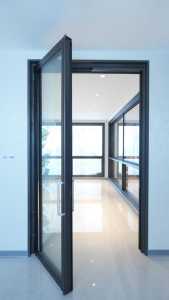 Nhiệm vụ nặng nề 195mm thang máy trượt nhôm cửa 3 theo dõi nhiệt phá vỡ hệ thống dọc louver khách sạn biệt thự trường học - Product Image 4