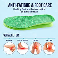 Semelles intérieures de chaussures de sport et de travail pour hommes/femmes, hautement élastiques, absorbant les chocs et la transpiration, respirantes, anti-fatigue, désodorisantes au thé vert