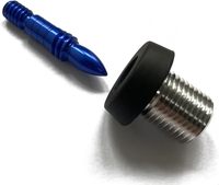 CUEELF Premium 3/8-16 Kit d'extension de bouchon de queue de billard, plusieurs couleurs en option