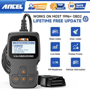 Escáner de Códigos OBD2 ANCEL AD310 para Todos los Autos Fabricados a Partir de 1996 con Actualizaciones Gratuitas de por Vida y Datos en Tiempo Real - Product Image 1