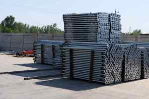 Étais de coffrage télescopiques réglables <span class=keywords><strong>en</strong></span> acier galvanisé traditionnel 1,6m-6m, poteaux de soutènement haute résistance 800kg - Product Image 2