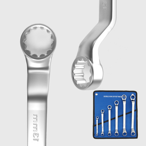 Portable 6pcs Customizable Double Head Ring Wrench <strong>Set</strong> Metric Carbon Steel Auto Repair <strong>Spanner</strong> Kit with OEM Support - Product Image 4