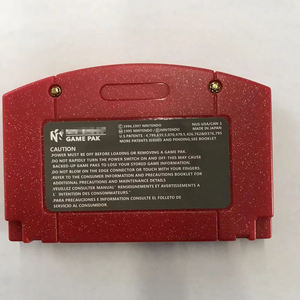 Para <span class=keywords><strong>Super</strong></span> <span class=keywords><strong>Mario</strong></span> <span class=keywords><strong>64</strong></span> Sapphire Retro Game NTSC US versión <span class=keywords><strong>N64</strong></span> Tarjeta de juegos en cartucho de plástico rojo versión Original de EE. UU. - Product Image 2