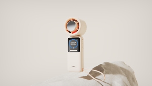 Ventilateur portable pliable <span class=keywords><strong>3</strong></span>-en-1 de 8000 mAh, multifonctionnel avec 5 vitesses de vent, ventilateur de poche pratique pour l'extérieur avec batterie externe - Product Image 4