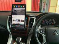 Sistema de Navegación Multimedia KLYDE Más Vendido para Auto PX6 Android 9.0 4G Ram 32G/64G Rom Pantalla Giratoria de 12.8 Pulgadas