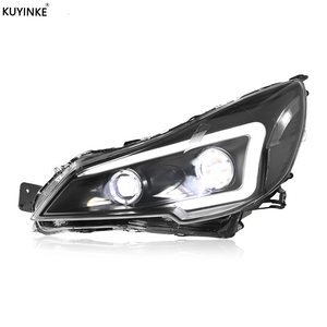 Sửa đổi các bộ phận dẫn lắp ráp đèn pha cho Subaru <span class=keywords><strong>Outback</strong></span> 2010 2014 xe 12V <span class=keywords><strong>LED</strong></span> ống kính máy chiếu Cắm và chơi Đèn pha - Product Image 1