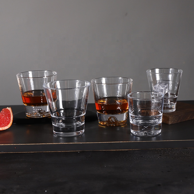 10oz glassware for pub night club barware spirit whiskey cocktail soda beverage glass tumbler with thickened bottom iceberg