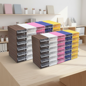 Caja de Almacenamiento Modular Rectangular de Plástico PS Transparente - Organización Versátil <span class=keywords><strong>para</strong></span> el Hogar, <span class=keywords><strong>para</strong></span> Tornillos, Ladrillos, Piezas Pequeñas y Ferretería - Product Image 1