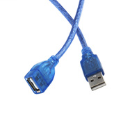 Extensión USB 2,0 USB hembra a macho extensor conector de alta velocidad cable para portátil PC TV Cámara