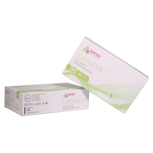 Vente en gros Prix bon marché Gants d'examen jetables en nitrile, confortables, doux, imperméables, légers, sans poudre. - Product Image 3