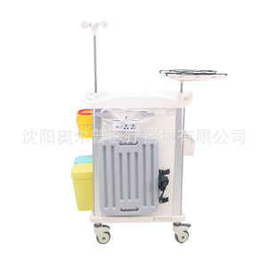 Chariot médical d'urgence ABS, ambulance, chariot de traitement multifonctionnel avec tiroir, chariot à médicaments, chariot d'anesthésie hospitalier et - Product Image 2