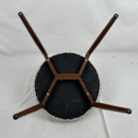 Chaise de salle à manger moderne du milieu du siècle, chaise d'appoint en tissu rembourré avec pieds en métal, dossier incurvé, chaise d'appoint pour cuisine et salle à manger