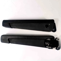 Boîte de rangement d'accoudoir de siège de bus/camion ISIR de luxe de haute qualité en cuir PU, surface carrée, étanche, kits intérieurs réglables