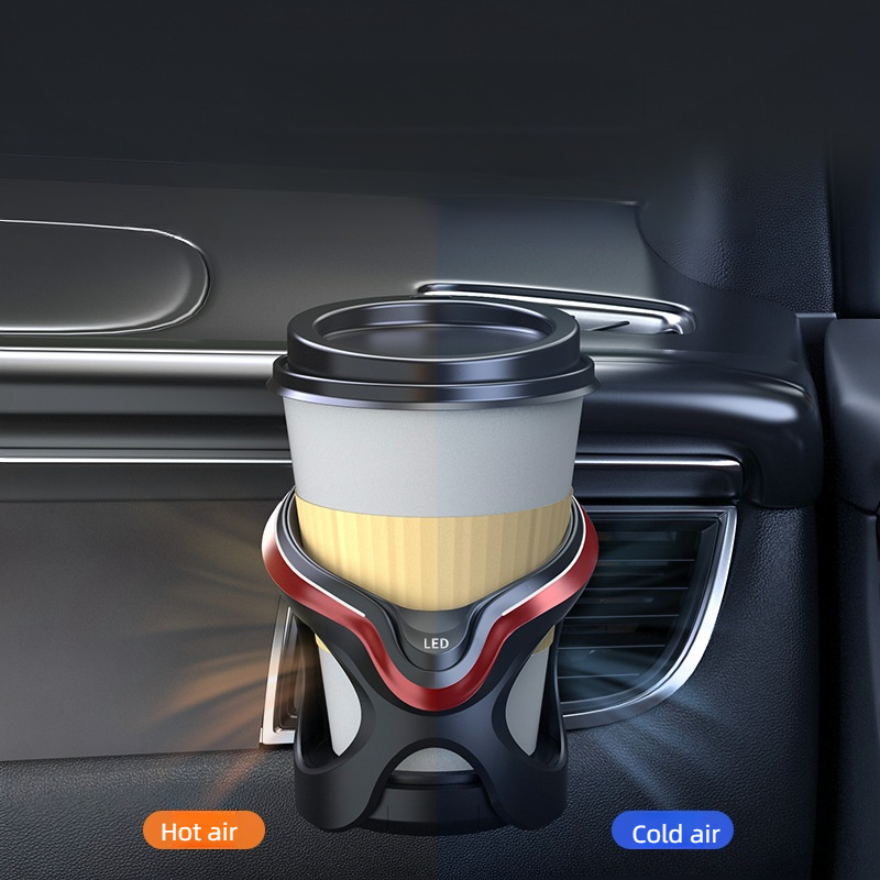 LED Car Cup Holder | SYZ Brand | Air Vent Mount Drink Holder for SUV Van Trucks