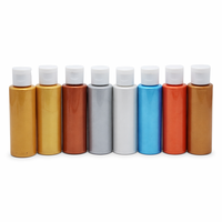 Peinture acrylique non toxique pour coulage 60 ml – Format démarreur en flacon souple – Peinture fluide haute brillance pour toile, bricolage, enfants et débutants