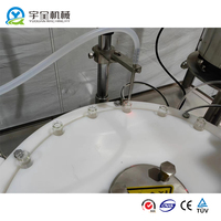 Machine automatique de remplissage, bouchage et scellage de flacons liquides, machine de remplissage de liquides injectables pour flacons en verre