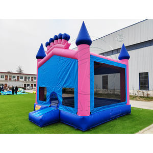 Castillo Inflable Rosa para Exteriores, el Más Vendido, Casa de Brinco Inflable con Forma de Corona, Brincolines Inflables para Fiestas, Casa de Brinco para Niños en Venta - Product Image 2