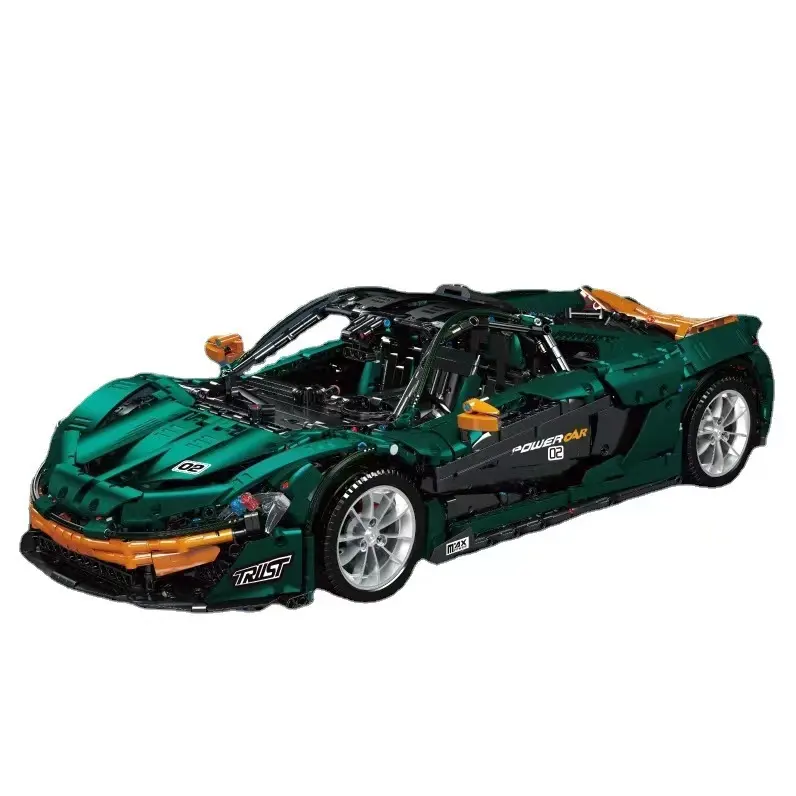 mould king 13091 APP RC McLarened P1 Car Model RC Super Racing Car construction bricks block toys